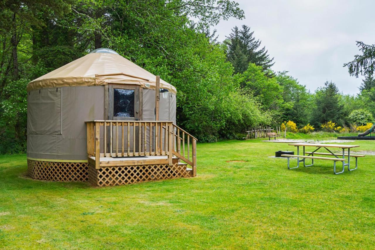 Long Beach Camping Resort Yurt 8 Oceanview Exteriör bild